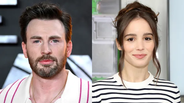 chris evans' wife